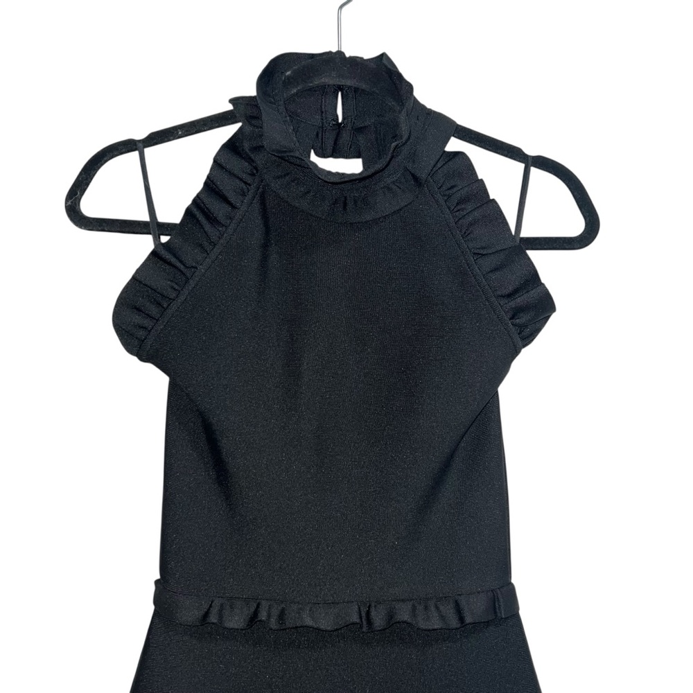 NEW NWT Elliatt Theatrical Gown In Black Ruffles - Picture 5 of 15
